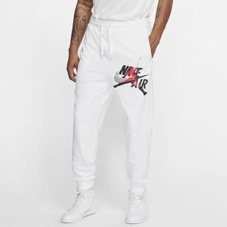 Pantaloni Nike Jordan Jumpman Classics Lightweight Fleece Barbati Albi | FXOP-79104